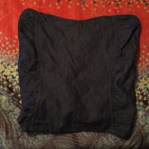 Size small strapless jean top